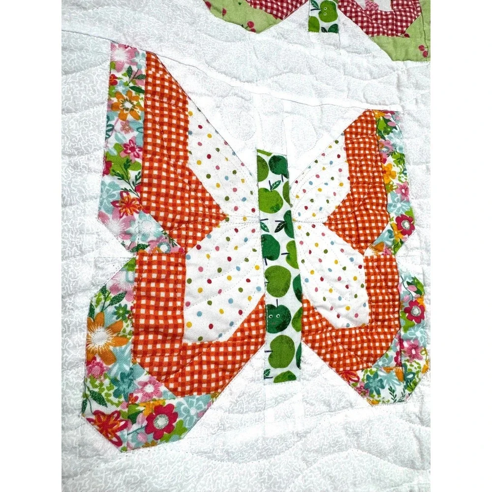 Handmade Baby Quilt Social Butterfly Lella Boutique Vanessa Goertzen 53